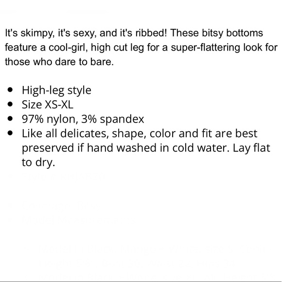 L*Space Ribbed Jay Bitsy Bikini Bottom - Picture 13 of 13